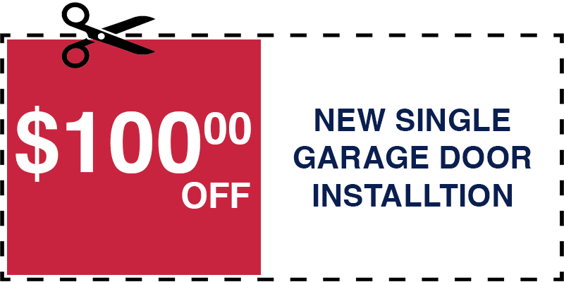 100 off garage door repair lawrence