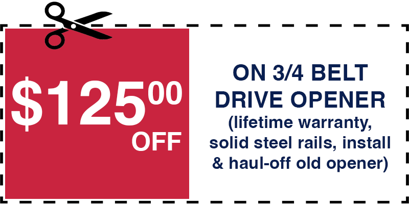 125 off garage door opener lawrence