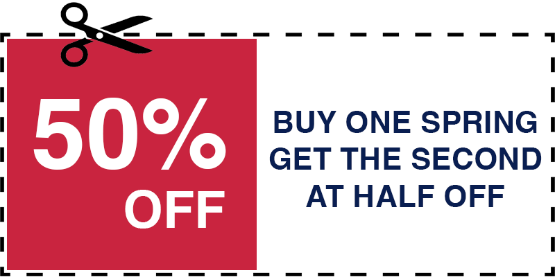 HALF OFF GARAGE SPRING Lawrence